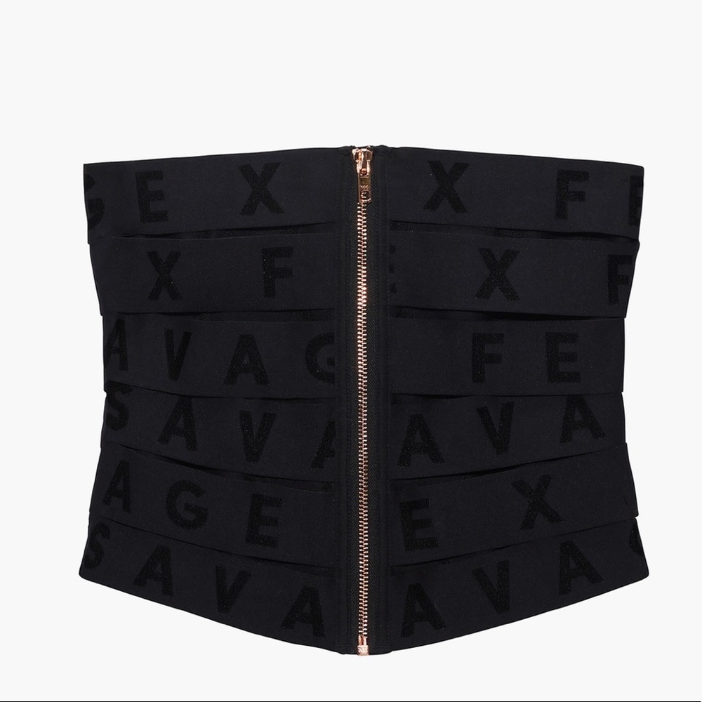 Savage X Fenty Corset Woman’s Black Size XL